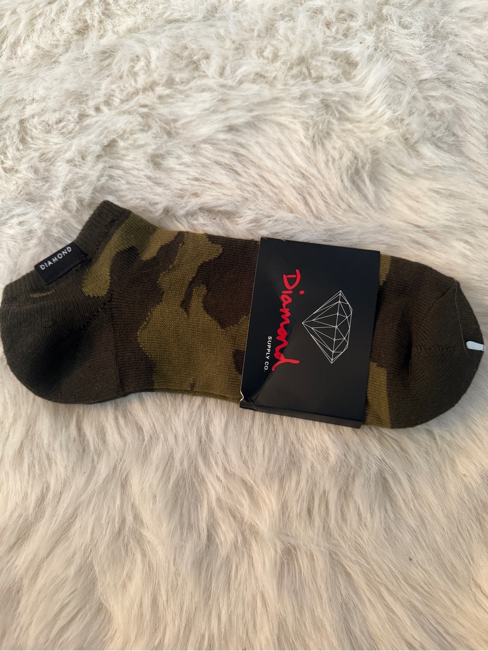 Diamond Supply Co. Low-Cut Camo Athletic Socks - One Size Fits All